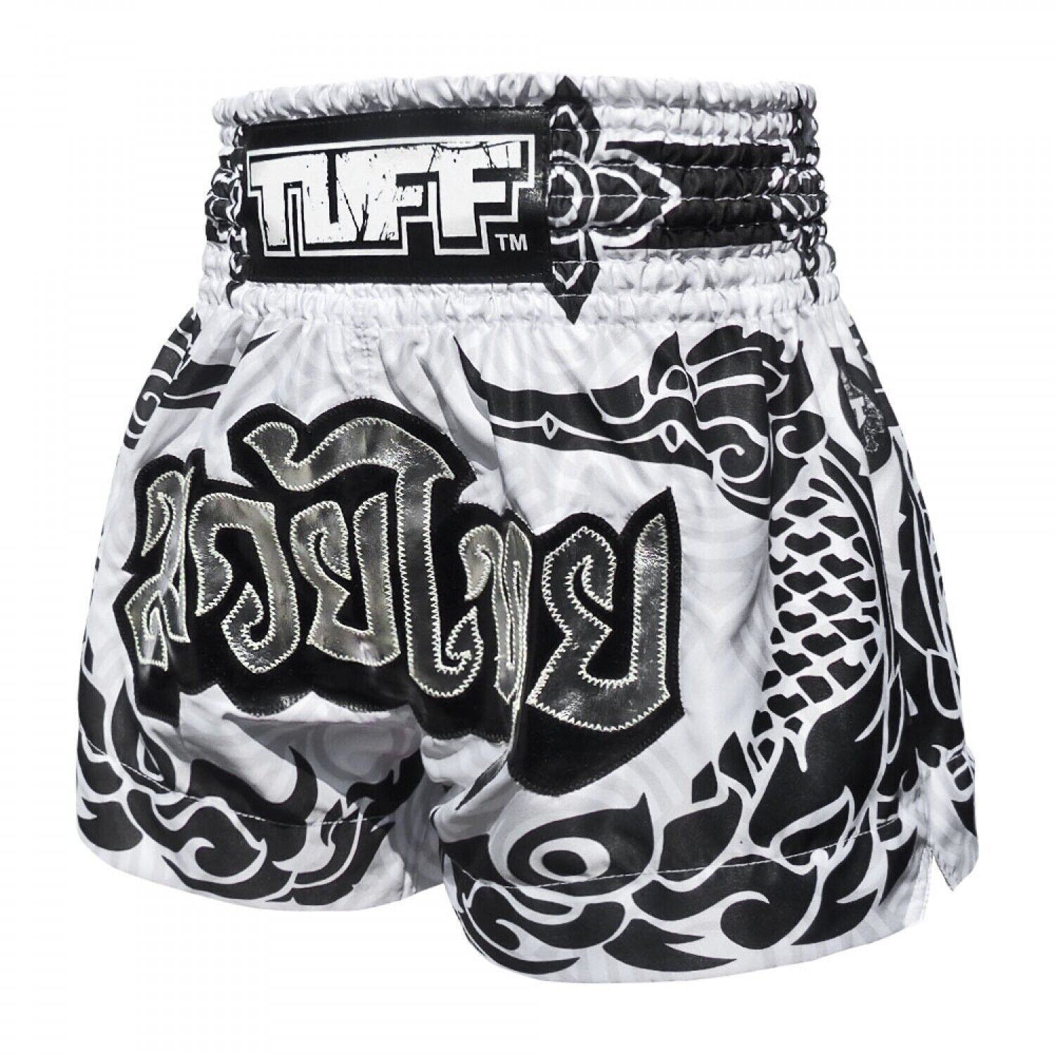 TUFF Muay Thai Shorts The Great Hongsa White MS631