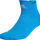 adidas Run Ankle Running Socks Blue Fitness Pair Sports Mens HEAT.RDY