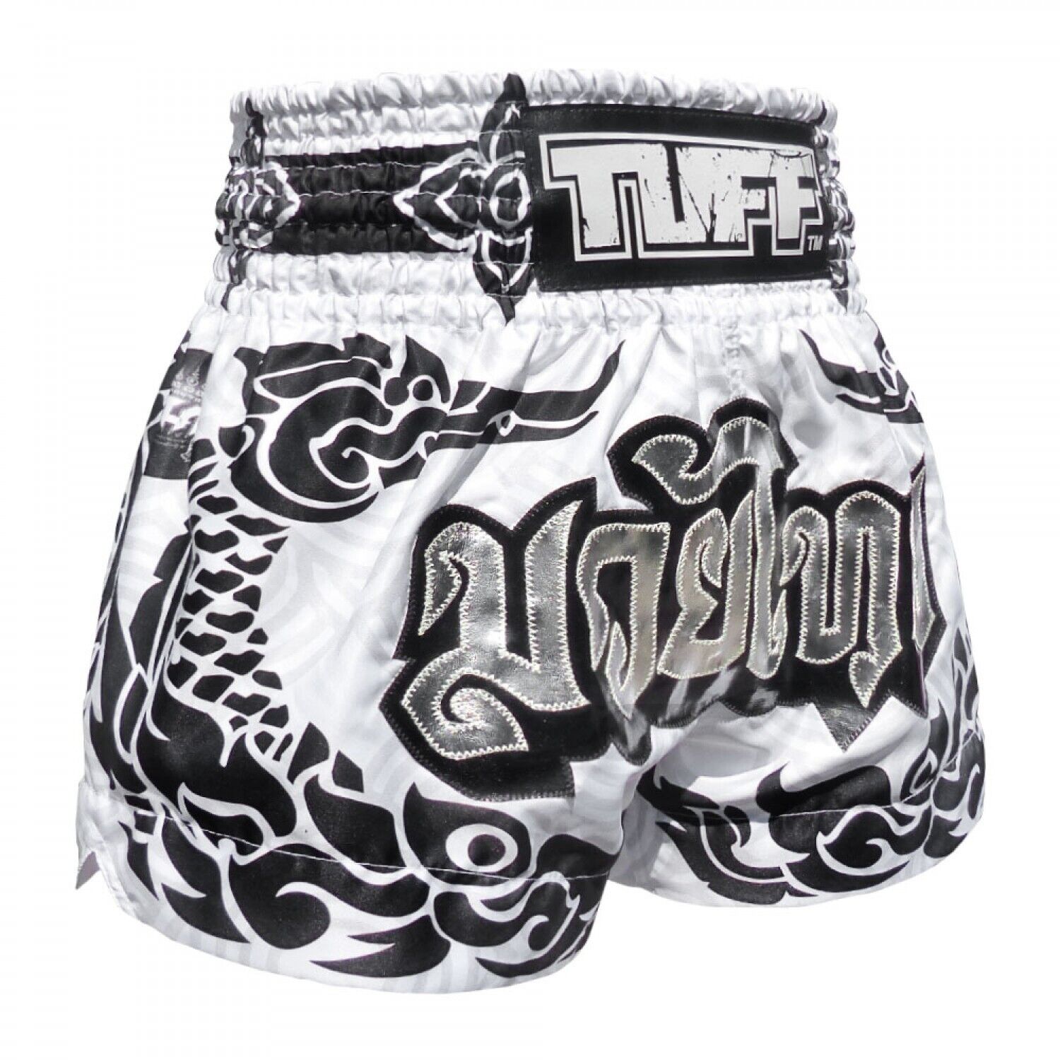 TUFF Muay Thai Shorts The Great Hongsa White MS631