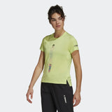 adidas Terrex Agravic Womens Trail Running T-Shirt Lime