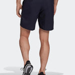 adidas Own The Run Running Shorts Breathable Reflective Zip Pocket Navy Mens