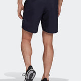 adidas Own The Run Running Shorts Breathable Reflective Zip Pocket Navy Mens