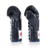 Fairtex BGL6 Leather Lace-Up Competition Fight Muay Thai Boxing Gloves