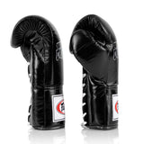 Fairtex BGL6 Leather Lace-Up Competition Fight Muay Thai Boxing Gloves