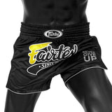 Fairtex Black Slim Cut Muay Thai Shorts BS1708