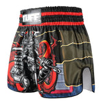 TUFF Muay Thai Shorts The Undefeated Steel Spirits RMS101