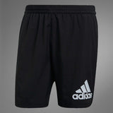 adidas Run It Mens Running Shorts Black Reflective Logo Fitness Gym Sports