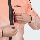 adidas Terrex Agravic Windweave Running Jacket Windbreaker Orange