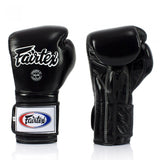 Fairtex BGV9 Mexican Style Boxing Gloves Muay Thai  Black Blue White