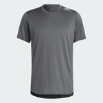 adidas Designed For Running Mens T-Shirt Blue Lime Grey Reflective Breathable