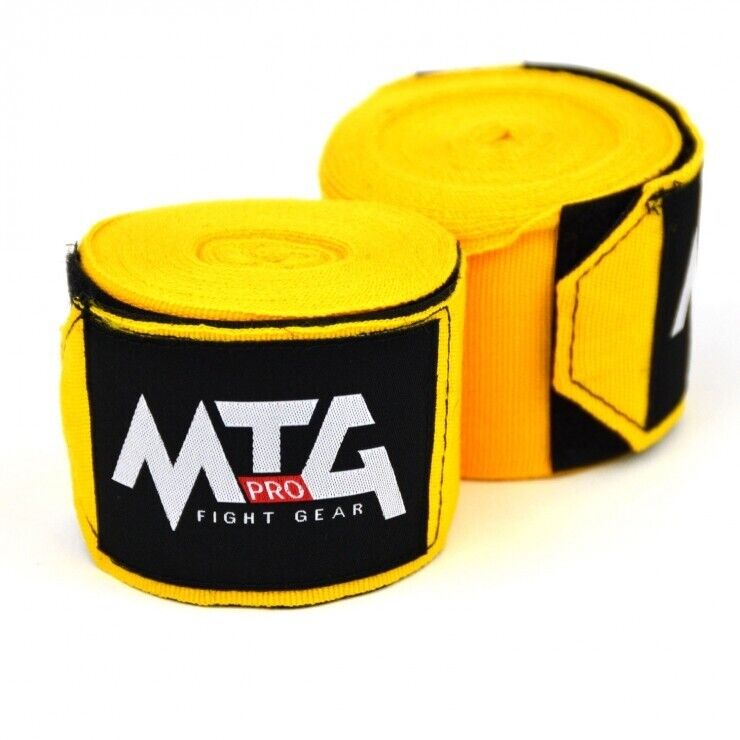 MTG Pro Muay Thai Boxing Hand Wraps Elasticated 5m