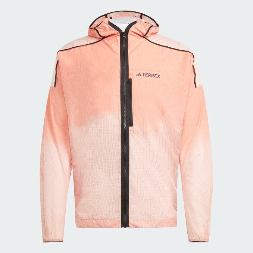 adidas Terrex Agravic Windweave Running Jacket Windbreaker Orange