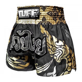 TUFF Muay Thai Shorts Thai King Of Naga Black MS631