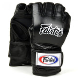 Fairtex Ultimate Leather MMA Gloves FGV12 Mixed Martial Arts 4.5 oz.