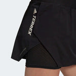 adidas Terrex Agravic Pro Trail Running Skort Womens Compression Shorts Ladies