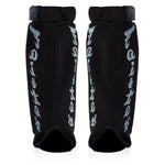 Fairtex SP6 MMA Style Shin Guards Muay Thai Shin Pads Black White Red Kickboxing