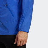 adidas Marathon Running Jacket Mens WIND.RDY Orange Blue