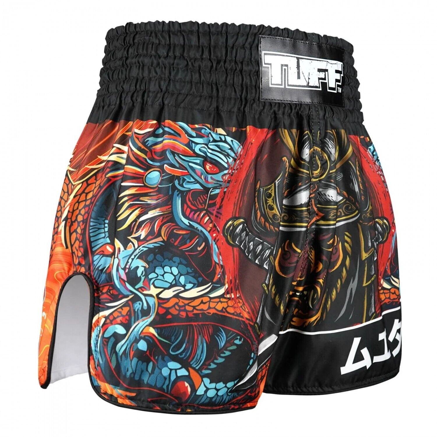 TUFF Muay Thai Shorts Seraphic Seiryu Samurai Saga RMS103