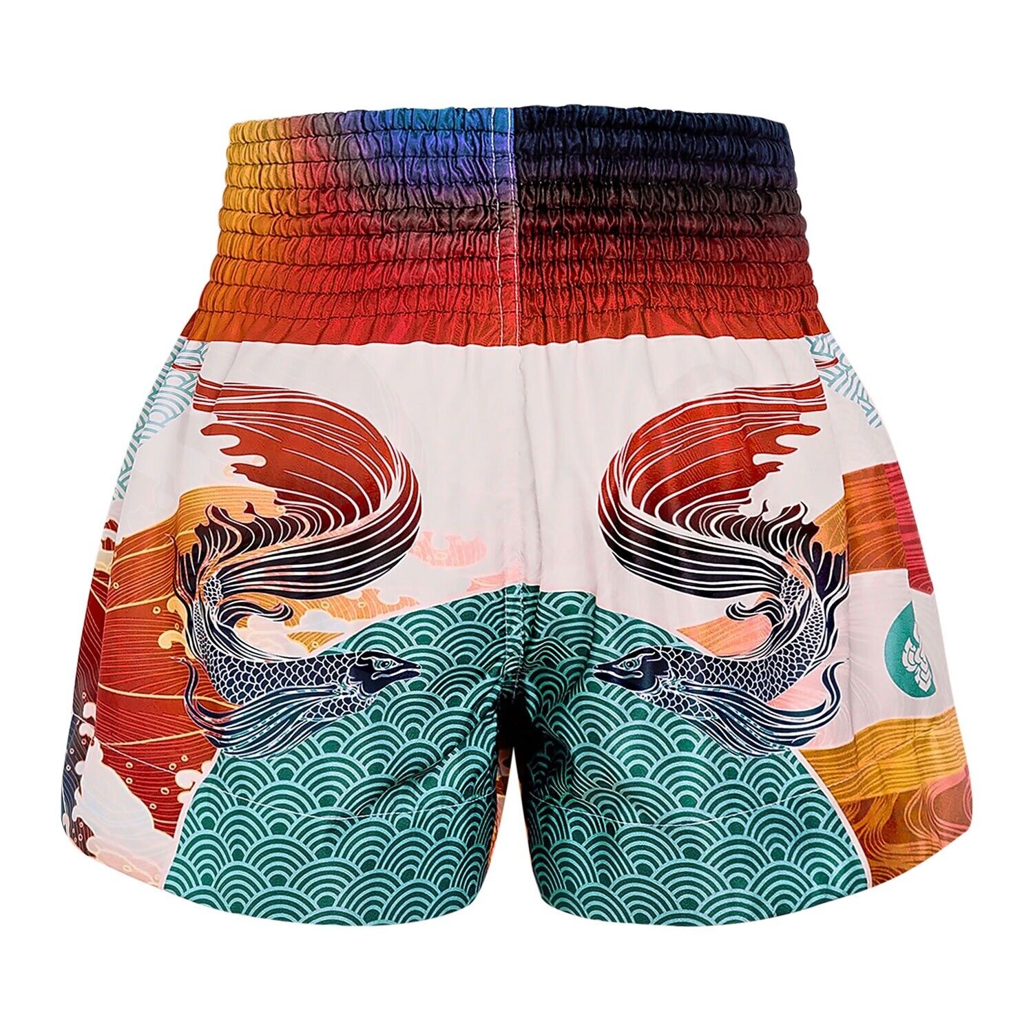 TUFF Muay Thai Shorts Siamese Wind In The Water MS670