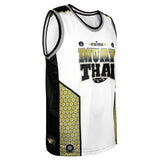 TUFF Golden Gladiator Muay Thai Training Tank Top Vest Kickboxing TT103