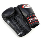 Twins Leather Lace-Up Muay Thai Boxing Gloves BGLL1