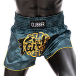 Fairtex Clubber Muay Thai Shorts BS1915 Green Kickboxing MMA