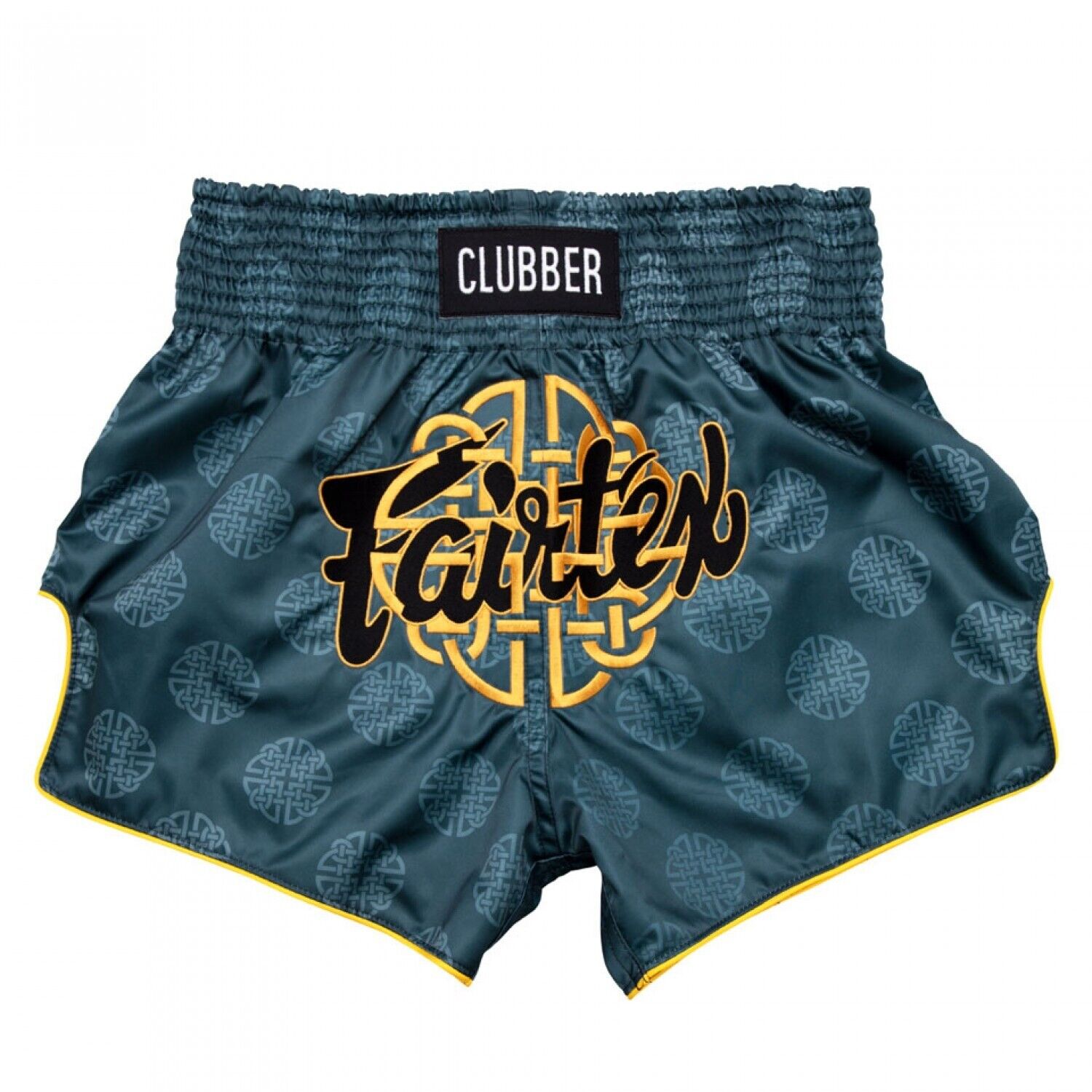 Fairtex Clubber Muay Thai Shorts BS1915 Green Kickboxing MMA