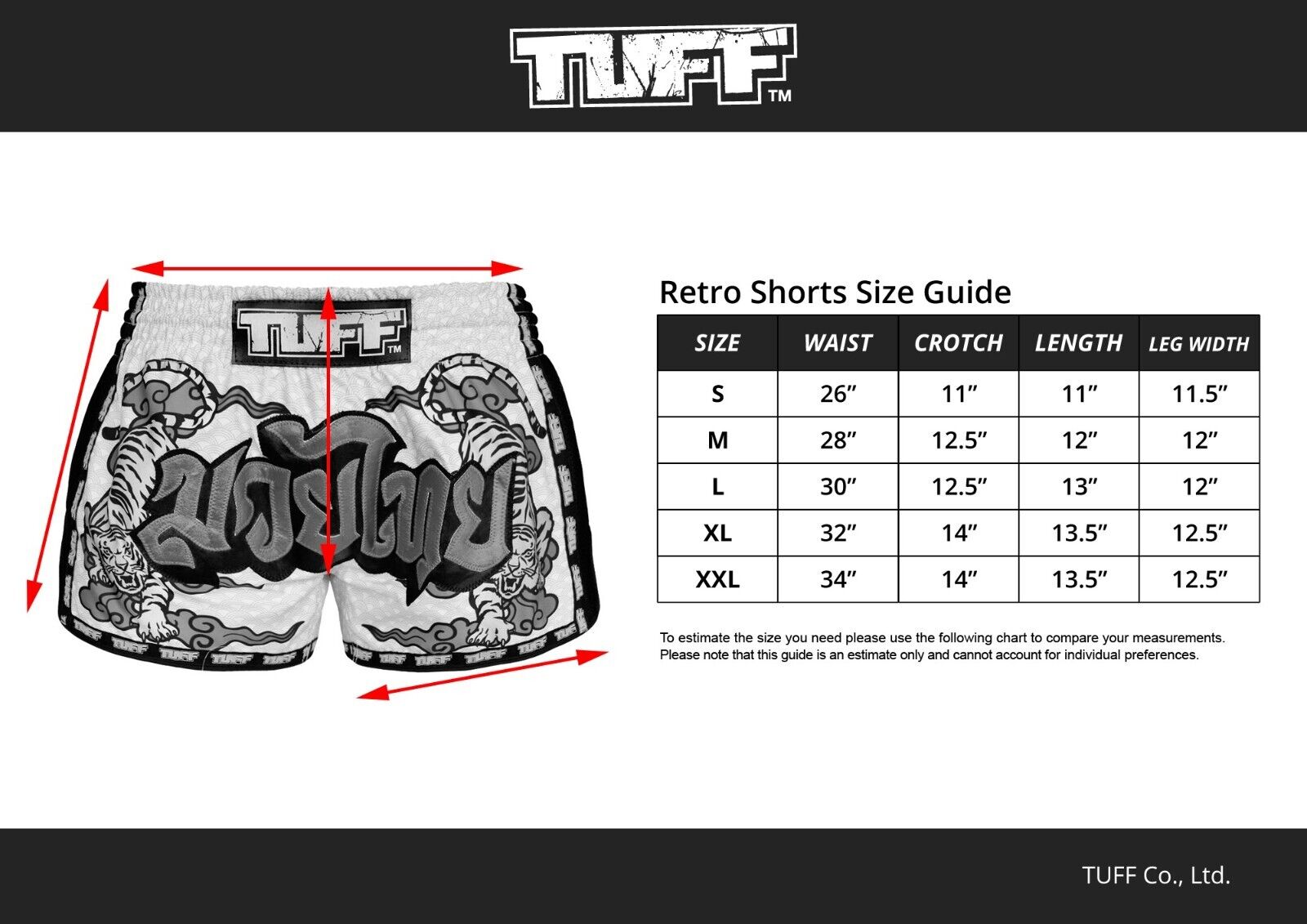 TUFF Roses Muay Thai Shorts White Kickboxing MRS302