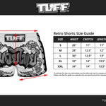 TUFF Roses Muay Thai Shorts White Kickboxing MRS302