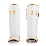 Yuth Gold Muay Thai Shin Guards Adult Kickboxing Pads MMA