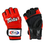 Fairtex Ultimate Leather MMA Gloves FGV12 Mixed Martial Arts 4.5 oz.