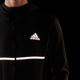 adidas Own The Run Mens Running Jacket Black Lightweight