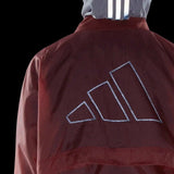 adidas Run icons Womens Running Jacket Winbreaker Ladies Fitness Coat Red