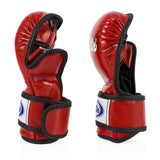 Fairtex Sparring Leather MMA Gloves FGV15 Hybrid Martial Arts 5-6 oz.