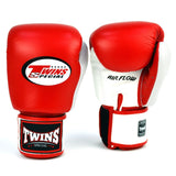 Twins Leather Muay Thai Boxing Gloves BGVLA2-2T Air Flow Black Green Red White