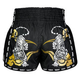 TUFF Muay Thai Shorts Black Twin Tiger MSC120