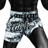 Fairtex Grunge Muay Thai Shorts BS1948 White