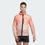 adidas Terrex Agravic Windweave Running Jacket Windbreaker Orange