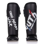 Yuth Sport Muay Thai Shin Guards Adult Kickboxing Pads MMA