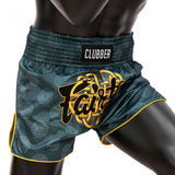 Fairtex Clubber Muay Thai Shorts BS1915 Green Kickboxing MMA