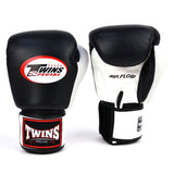 Twins Leather Muay Thai Boxing Gloves BGVLA2-2T Air Flow Black Green Red White