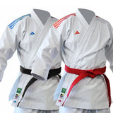 adidas 14oz WKF Karate Suit Japanese Cut Red Blue