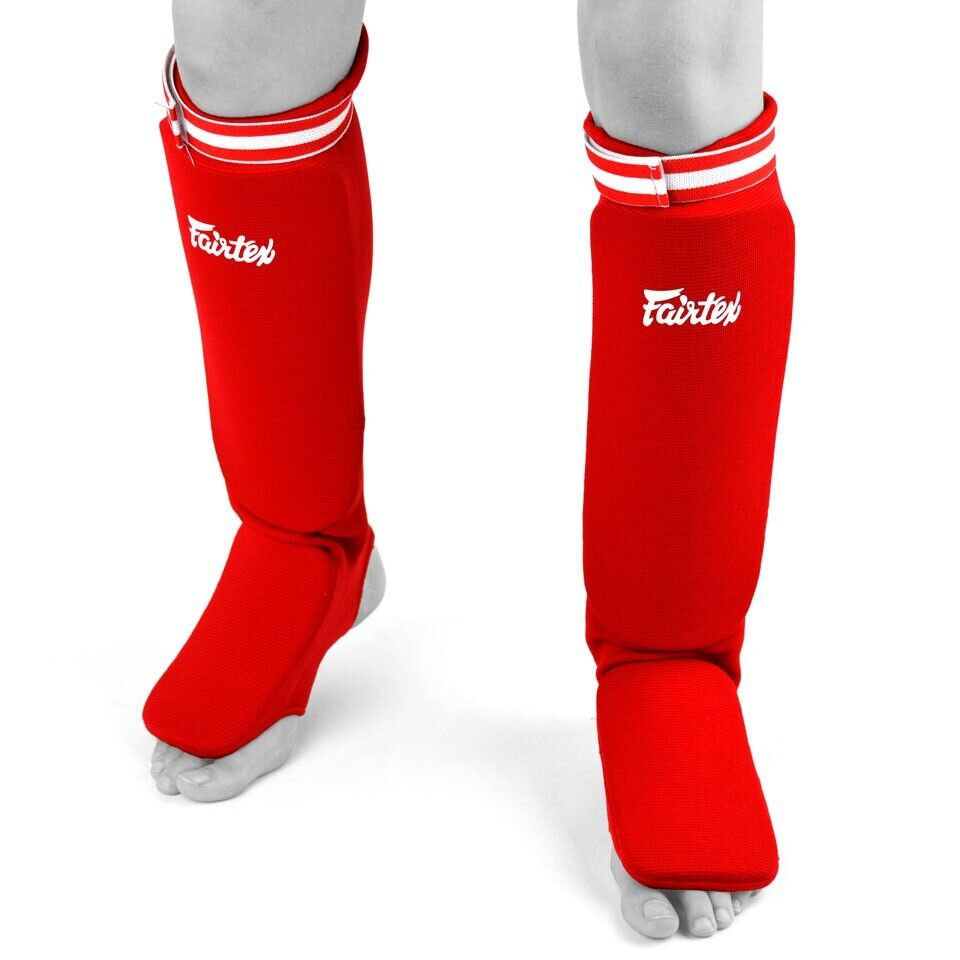 Fairtex Competition Elastic Muay Thai Shin Guards SPE1