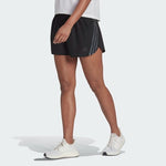 adidas Run Icons 3-Stripes Womens Running Shorts Black Fitness Ladies Gym