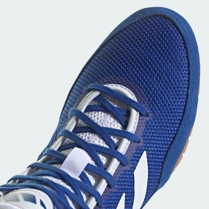 adidas Mens Tech Fall 2.0 Blue Wrestling Shoes