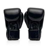 Fairtex BGV1 Boxing Gloves Leather Muay Thai Black