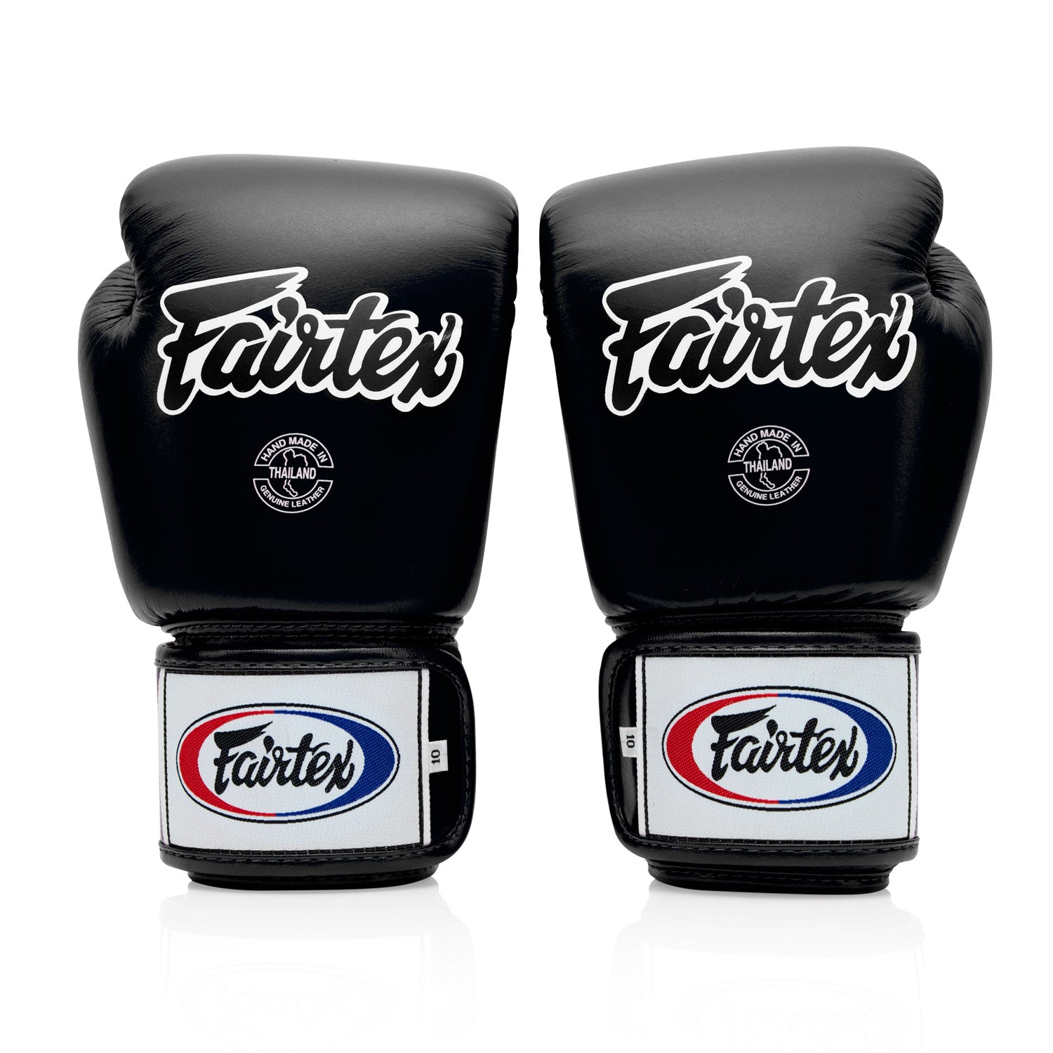 Fairtex BGV1 Boxing Gloves Leather Muay Thai Black