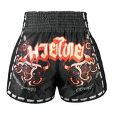 TUFF Muay Thai Shorts Hanuman Flying MSC102 Kickboxing Retro