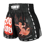 TUFF Muay Thai Shorts Hanuman Flying MSC102 Kickboxing Retro