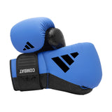 adidas Combat 50 Boxing Gloves Blue